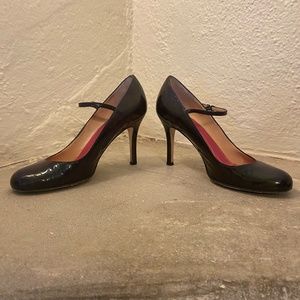 Kate Spade Patent Leather Oil Slick/Petrol Look Heels (Size 7)